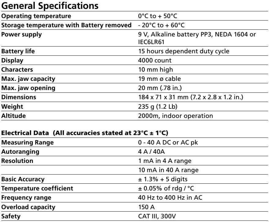 BehaAmprobe LH41A Clampmetru cu tehnologie Hall Effect ARC Brasov